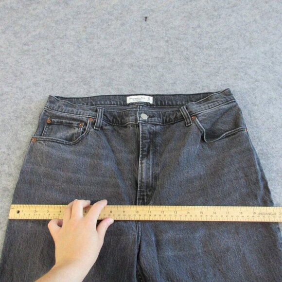Abercrombie & Fitch High Rise Gray Jeans - Picture 7 of 15
